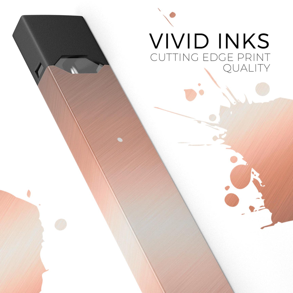 rose gold juul device Rose Gold Digital Brushed Surface V1 – DesignSkinz