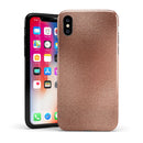 Rose Gold Digital Foiled Surface V1 - iPhone X Swappable Hybrid Case