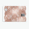 Rose Gold Lace Pattern 7 - Premium Protective Decal Skin-Kit for the Apple Credit Card
