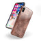 Rose Gold Liquid Abstract - iPhone X Swappable Hybrid Case