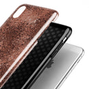 Rose Gold Liquid Abstract - iPhone X Swappable Hybrid Case