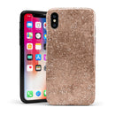 Rose Gold Scratched - iPhone X Swappable Hybrid Case
