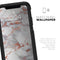 Rose Pink Marble & Digital Gold Frosted Foil V9 - Skin Kit for the iPhone OtterBox Cases