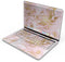Rose Pink Marble & Digital Gold Frosted Foil V11- Skin Decal Wrap Kit Compatible with the Apple MacBook Pro, Pro with Touch Bar or Air (11", 12", 13", 15" & 16" - All Versions Available)