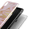Rose Pink Marble & Digital Gold Frosted Foil V11 - iPhone X Swappable Hybrid Case