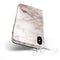 Rose Pink Marble & Digital Gold Frosted Foil V1 - iPhone X Swappable Hybrid Case
