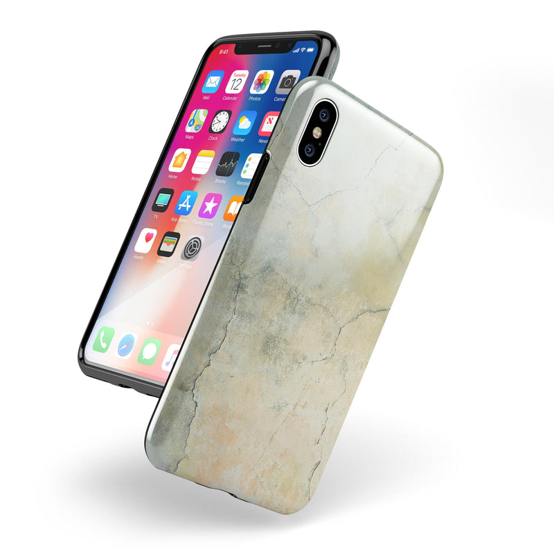 Rustic Cracked Textured Surface V3 - iPhone X Swappable Hybrid Case