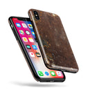 Rustic Textured Surface V3 - iPhone X Swappable Hybrid Case