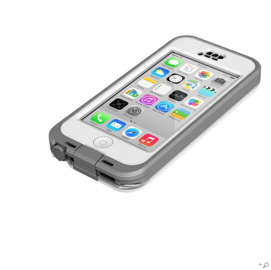 The White/Clear iPhone 5c nüüd LifeProof Case