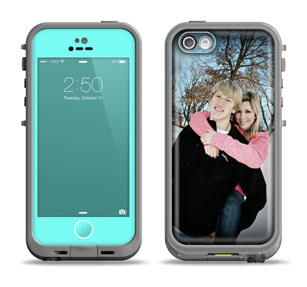 The Add Your Own Image Apple iPhone 5c LifeProof Fre Case Skin Set
