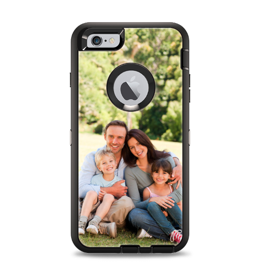 The Add Your Own Image Apple iPhone 6 Plus Otterbox Defender Case Skin Set