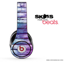 Blue & Pink Washed Wood Skin for the Beats by Dre