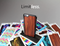 The Abstract Zig Zag Color Pattern Skin-Sert Case for the Apple iPhone 6