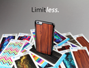 The Vector Colored Aztec Pattern WIth Black Connect Point Skin-Sert Case for the Apple iPhone 6 Plus