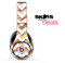 Vintage Striped and White Chevron Pattern Skin for the Beats by Dre Solo, Studio, Wireless, Pro or Mixr
