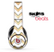 Vintage Gold Spots and White Chevron Pattern Skin for the Beats by Dre Solo, Studio, Wireless, Pro or Mixr