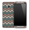 Vintage V6 Chevron Pattern Skin for the HTC One Phone
