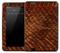 Antique Brown Reptile Skin for the Amazon Kindle