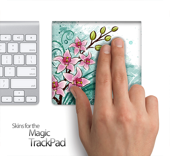 Abstract Watercolor Floral Skin for the Apple Magic Trackpad