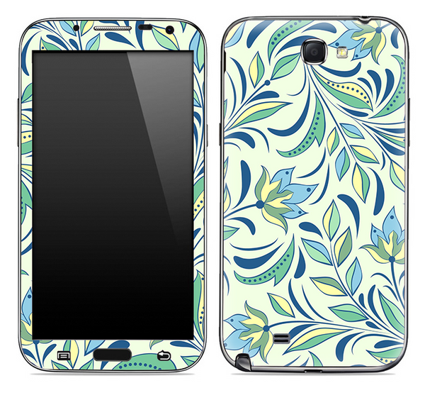 Abstract Floral Skin for the Samsung Galaxy Note 1 or 2