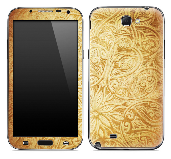Antique Gold Swirls Skin for the Samsung Galaxy Note 1 or 2