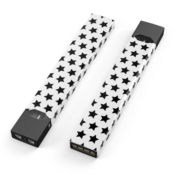Slate Black All Over Star Pattern - Premium Decal Protective Skin-Wrap Sticker compatible with the Juul Labs vaping device