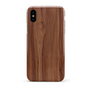 Smooth-Grained Wooden Plank - iPhone X Swappable Hybrid Case