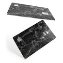 Smooth Black Marble - Premium Protective Decal Skin-Kit for the Apple Credit Card