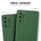Solid Hunter Green - Skin-Kit for the Samsung Galaxy S-Series S20, S20 Plus, S20 Ultra , S10 & others (All Galaxy Devices Available)