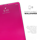 Solid Pink V2 - Full Body Skin Decal for the Apple iPad Pro 12.9", 11", 10.5", 9.7", Air or Mini (All Models Available)