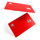 Solid Red - Premium Protective Decal Skin-Kit for the Apple Credit Card