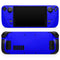 Solid Royal Blue // Full Body Skin Decal Wrap Kit for the Steam Deck handheld gaming computer