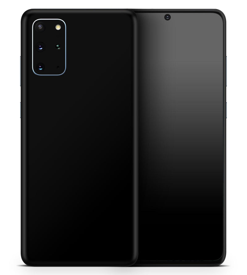 Solid State Black - Skin-Kit for the Samsung Galaxy S-Series S20, S20 Plus, S20 Ultra , S10 & others (All Galaxy Devices Available)