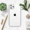 Solid State White // Skin-Kit compatible with the Apple iPhone 14, 13, 12, 12 Pro Max, 12 Mini, 11 Pro, SE, X/XS + (All iPhones Available)