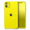 Solid Yellow // Skin-Kit compatible with the Apple iPhone 14, 13, 12, 12 Pro Max, 12 Mini, 11 Pro, SE, X/XS + (All iPhones Available)