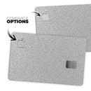 Sparkling Silver Ultra Metallic Glitter - Premium Protective Decal Skin-Kit for the Apple Credit Card