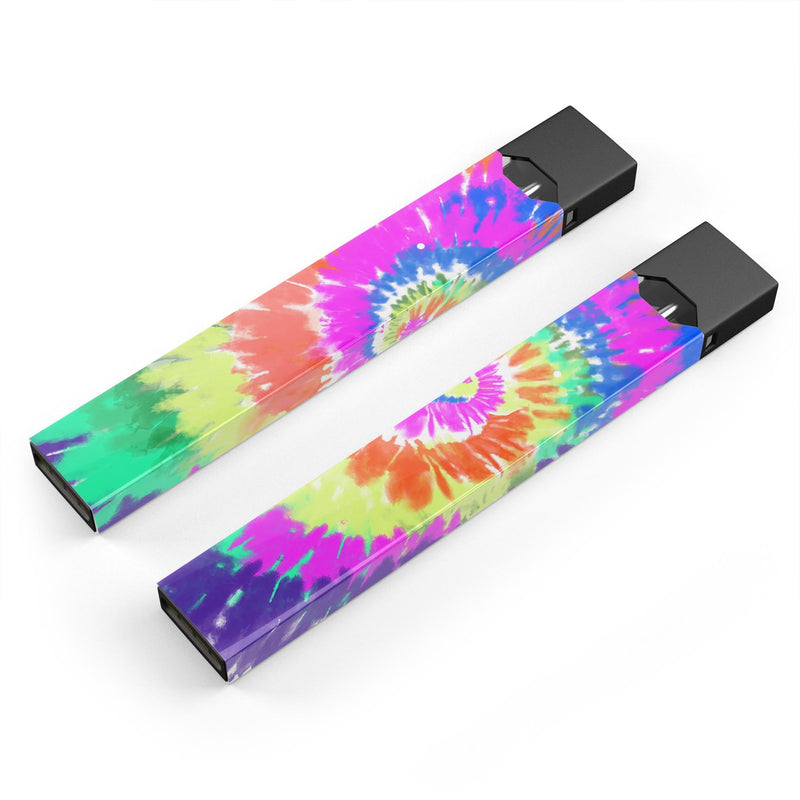 Spiral Tie Dye V1 - Premium Decal Protective Skin-Wrap Sticker compatible with the Juul Labs vaping device