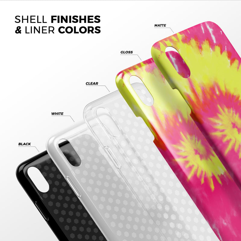 Spiral Tie Dye V2 - iPhone X Swappable Hybrid Case