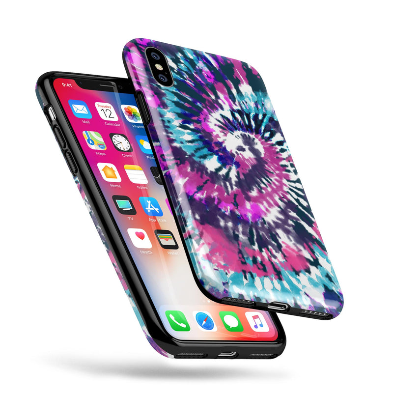 Spiral Tie Dye V3 - iPhone X Swappable Hybrid Case