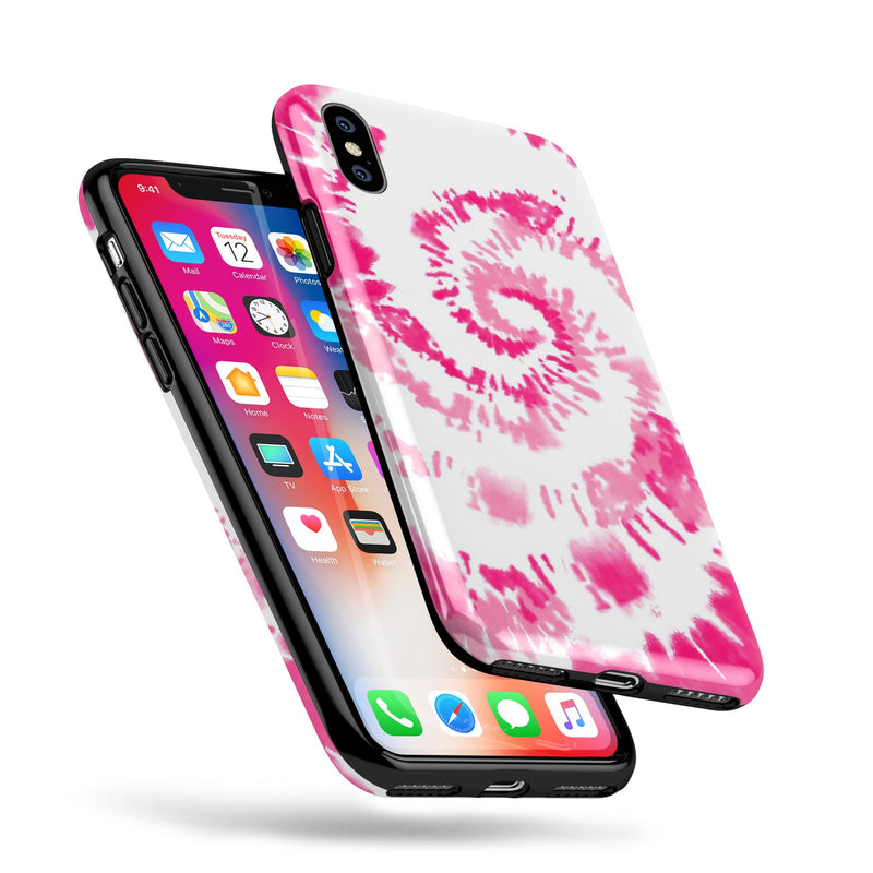 Spiral Tie Dye V6 - iPhone X Swappable Hybrid Case