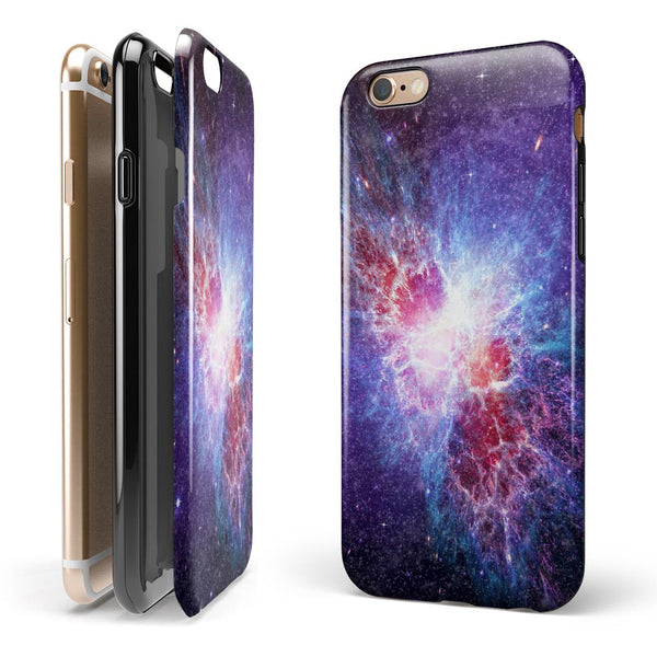 Supernova iPhone 6/6s or 6/6s Plus 2-Piece Hybrid INK-Fuzed Case