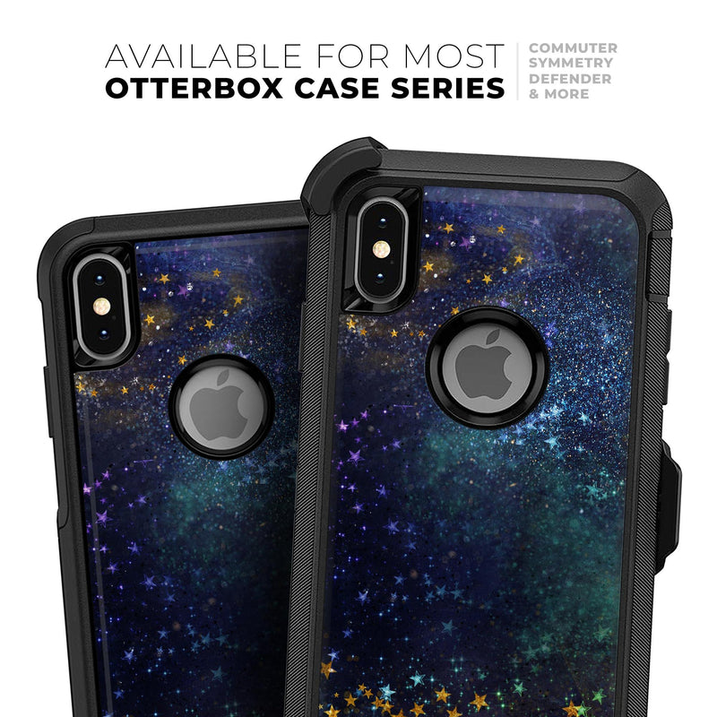 Swirling Multicolor Star Explosion  - Skin Kit for the iPhone OtterBox Cases