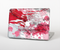 The Abstract Red, Pink and White Paint Splatter Skin for the Apple MacBook Pro Retina 15"