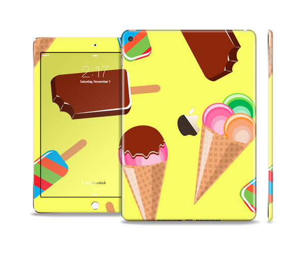 The 3d Icecream Treat Collage Skin Set for the Apple iPad Pro