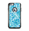 The Abstarct Blue Triangular Cubes  Apple iPhone 6 Plus Otterbox Commuter Case Skin Set