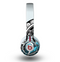 The Abstract Black & Blue Paisley Waves Skin for the Beats by Dre Mixr Headphones