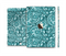 The Abstract Blue Feather Paisley Full Body Skin Set for the Apple iPad Mini 3