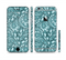 The Abstract Blue Feather Paisley Sectioned Skin Series for the Apple iPhone 6s Plus