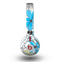 The Abstract Blue Floral Pattern V4 Skin for the Beats by Dre Mixr Headphones