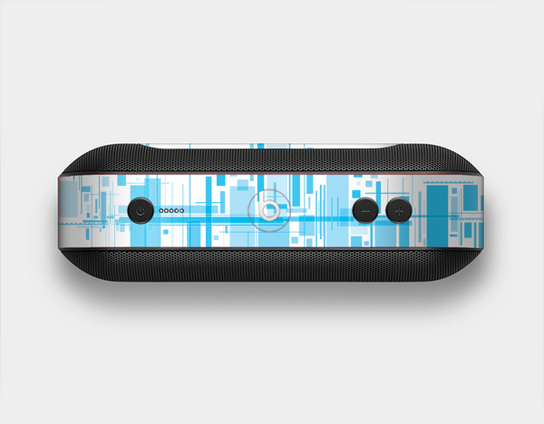 The Abstract Blue Skyline View Skin Set for the Beats Pill Plus